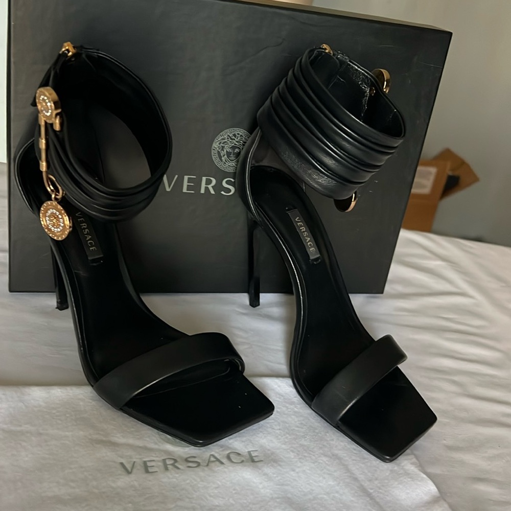 Versace Safety Pin Sandals